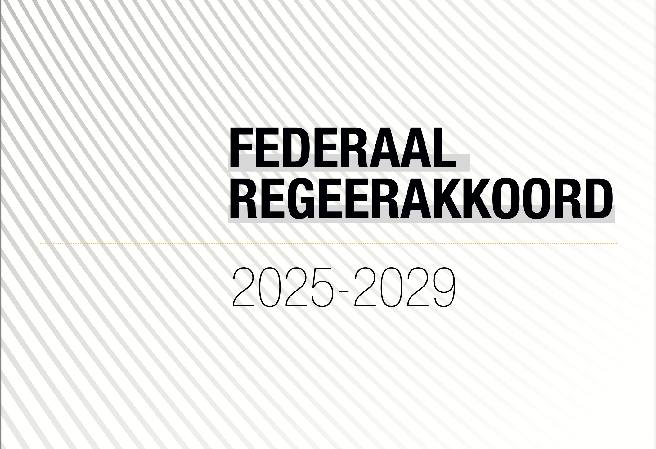 Ondernemers Actief - Het Regeerakkoord